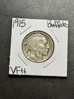 1915 P Buffalo Nickel VF Very Fine Better Date US 5c Type Coin (Raw19081)