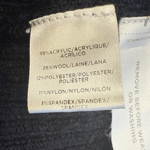 Maglione pullover Ann Taylor blu navy girocollo manica lunga donna piccolo - Foto 5 di 16