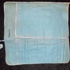 Antico panno portaoggetti vintage Tiffany & Co argento antiappannamento