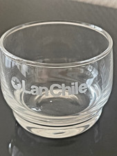 LAN CHILE Airlines Bordgeschirr Glas Saftglas Trinkglas Sammlerst&uuml;ck sehr selten