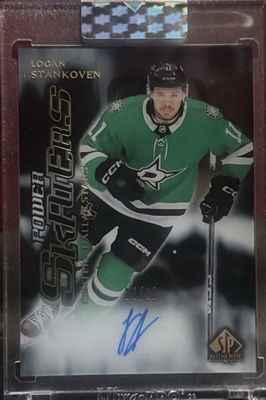 #ad 2024 25 Clear Cut Power Skaters Logan Stank oven Auto #1 10 $200.00