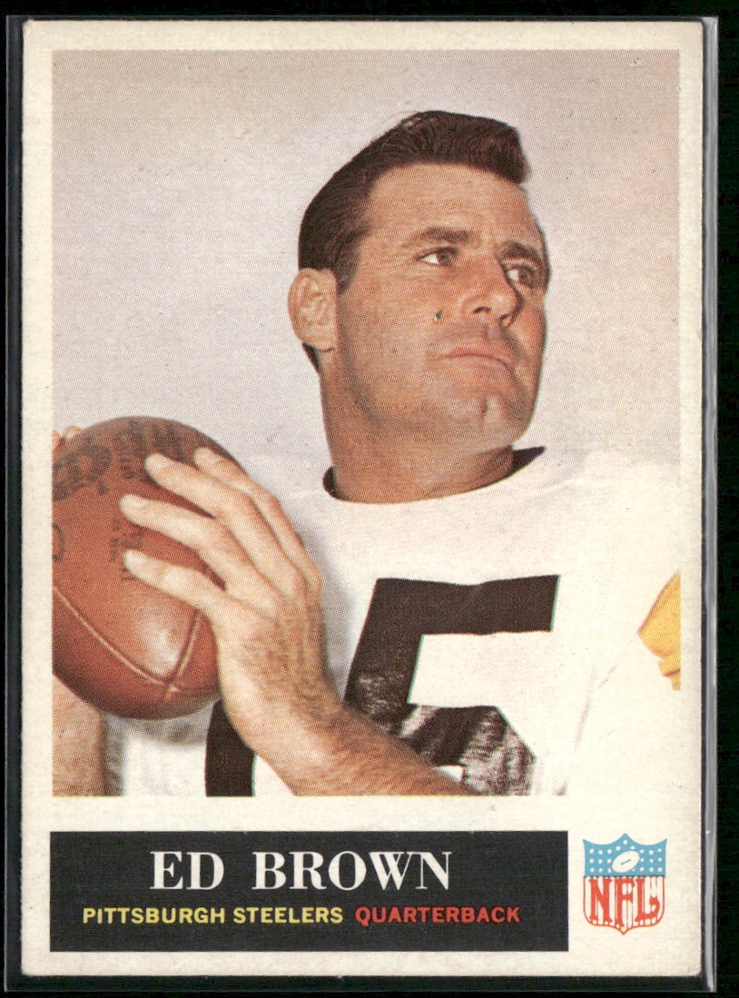 Ed Brown #145 Football Cards 1965 Philadelphia trading card — raw and PSA graded price guide