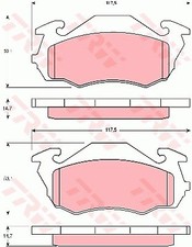 Plaquette de frein Subaru LIBERO