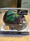 Justin Fields Signed New York Jets Eclipse Alternate Mini Helmet BAS Auth