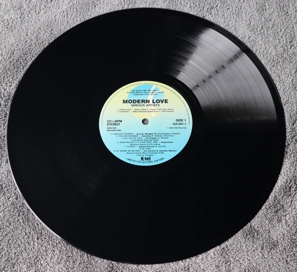 Modern Love 30 Love Songs For Today Record Vinyl 2xLP Compilation Pop Rock EX++ - Image 4 of 4