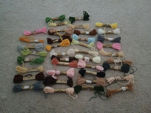 Paternsyan Persian Yarn Large  39 Lot New Mixed Colors 8yd video thumbnail