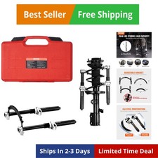 2 pcs Heavy Duty Macpherson Strut Spring Compressor Set, 2646 lbs Strut Sprin...