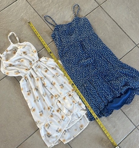 Abercrombie & Fitch Kids Girls Summer Dresses Lined Pockets Size 13/14 Gorgeous - Picture 4 of 5