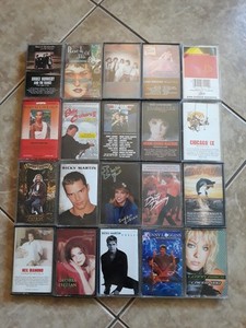 Vintage Lot of 20 Cassette Tapes Rock/Pop&Soundtracks And Other Various Music-