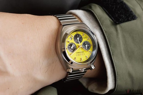 CITIZEN Watch Horned Chrono AN3710-51W Yellow 210295 - Picture 2 of 3