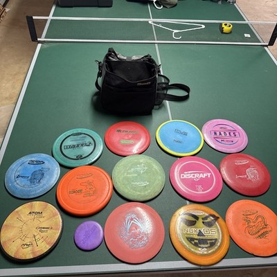 Disc Golf Disc Lot + Carry Bag   Innova, Discraft, MVP & More