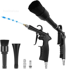 Car Cleaning Gun, High Pressure Car Blow Gun for Car Detailing, Quickly Clean..