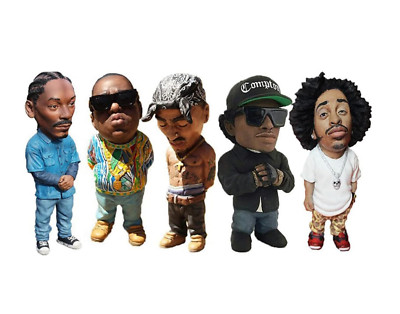 Random 2Pack Hip Hop Biggie/2Pac /Eazy/Ludacris/Snoop/Tyson Garden Home Decor