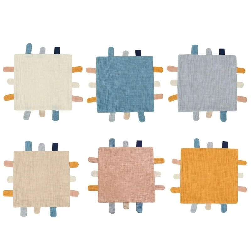 Cotton Muslin Lovey Blanket Security Blanket Soft Breathable