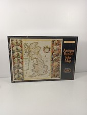 Waddingtons 1990 Antique British Isles Map Deluxe 1250 Piece Jigsaw Puzzle