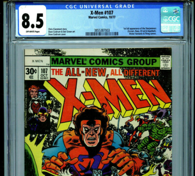 Uncanny X-Men #107 CGC 8.5 VF+ 1977 1st Starjammers Marvel