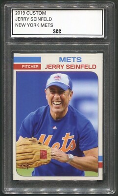 Custom 2019 Jerry Seinfeld New York Mets Ceremonial First Pitch