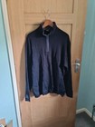Vintage Paul Shark Yachting 1/4 Zip Pullover Sweatshirt Navy Blue Jumper Mens XL
