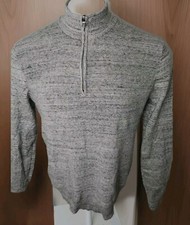 MICHAEL KORS 1/4 ZIP GRAY THERMAL PULLOVER LONG SLEEVE SHIRT SZ Large Fits small
