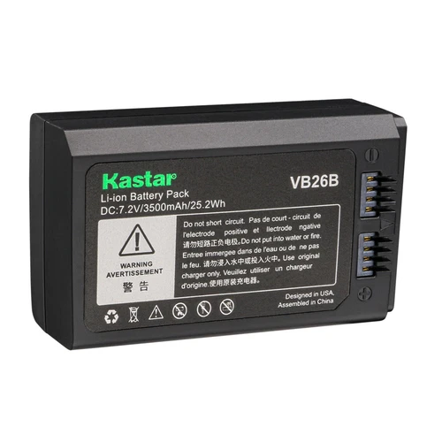 Kastar VB26B Battery Replacement for GODOX Flash Speedlight V860III-O V860III-S - Picture 5 of 8