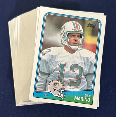 LOT OF 50  RAZOR SHARP PACK FRESH  1988 TOPPS #190 DAN MARINO