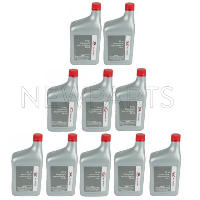 For 10 Quarts Auto Trans Oil Fluid Genuine SPIII ATF for KIA Optima