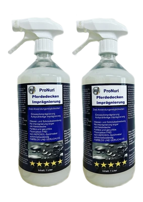 PRONURI 2L Pferdedecken-Imprägnierung Imprägnierung Tierdecken Imprägniermittel 17,50€/L