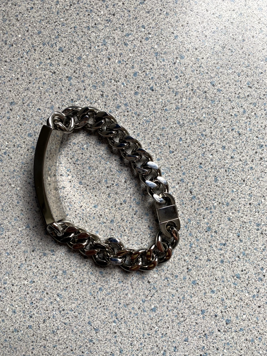Silver chain band sale