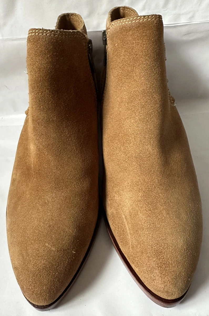 Frye Womens Ray Belted Bootie Tan Suede Size 7.5 eBay