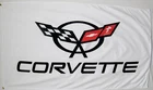 Corvette White Premium C-5 Wing's Flag 3' x 5' Indoor Outdoor (USA Seller)