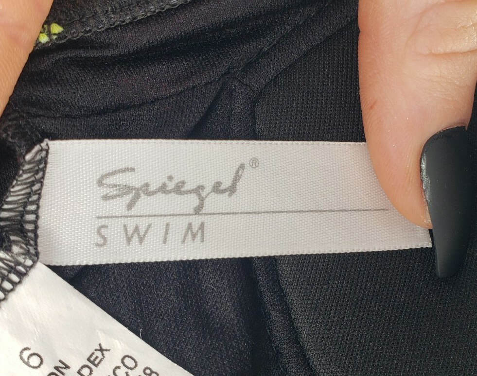 Speigel Womens One Piece Floral Halter Swimsuit Size 6 