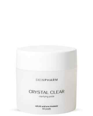 Skin Pharm Crystal Clear Clarifying Pads - 60ct w/2% Salicylic Acid