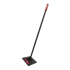 Bully Tools Tamper Plate 49" Long Steel Handle Cushioned Grip for Tamping Soil
