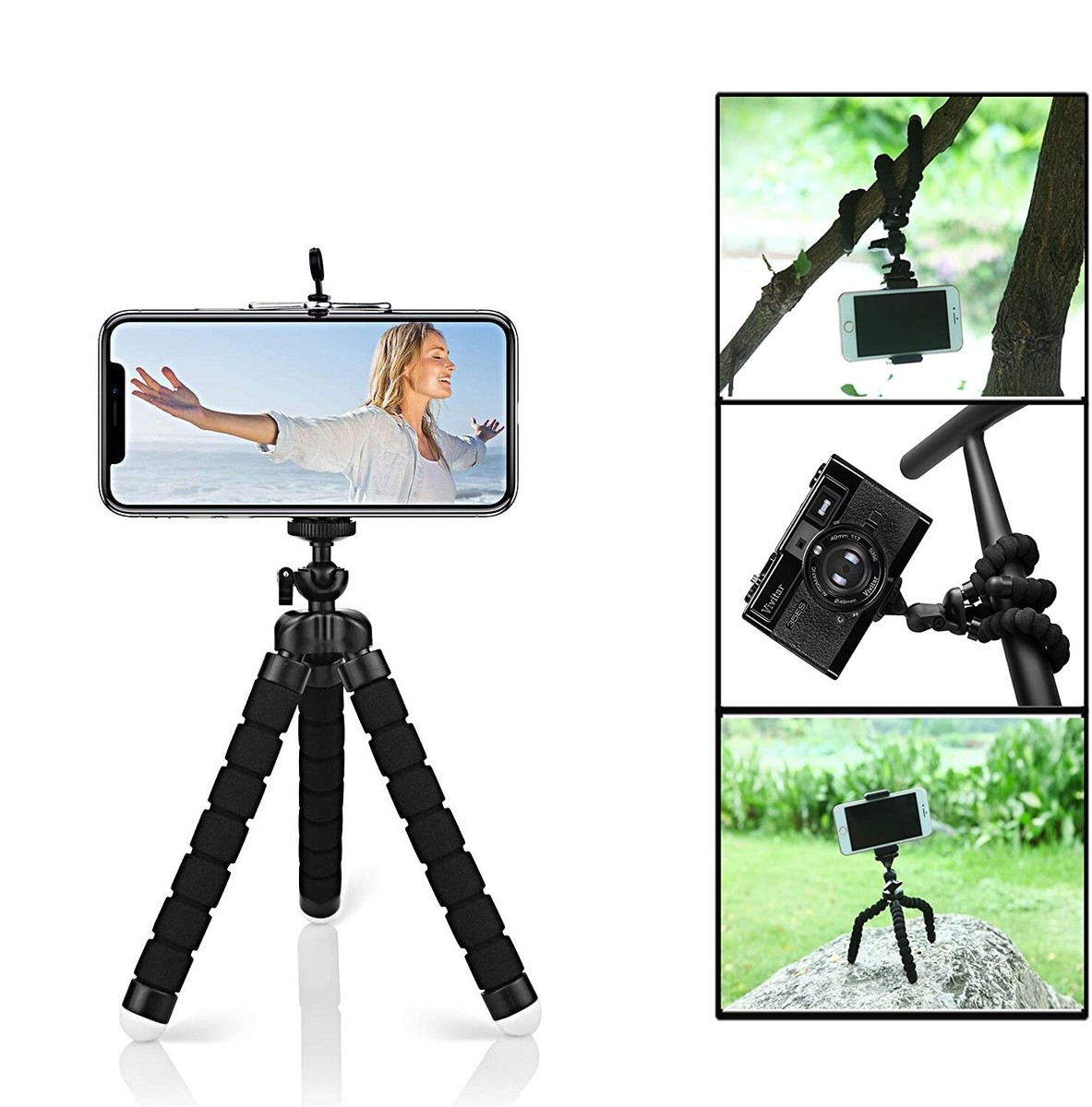Mini Tripod Flexible Octopus Holder Stand Mount for iPhone/Samsung