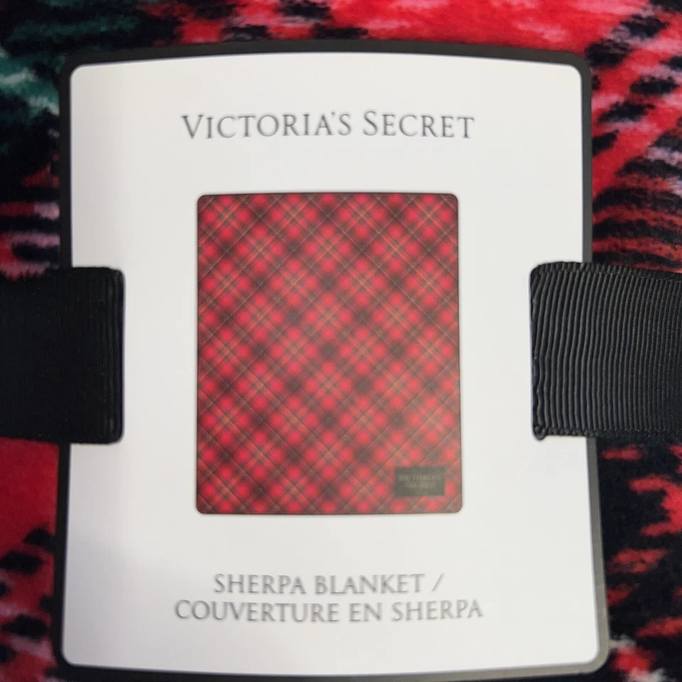 MANTA SHERPA ROSA VICTORIAS SECRET ROJA FLORAL 2019 ¡TOTALMENTE NUEVA CON ETIQUETAS! Foto 2 de 4