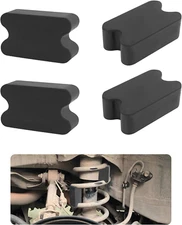 4PCS Rubber Coil Spring Spacers,Heavy Duty Front Coil Spring Booster Kit for 2"