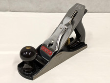 Image of Vintage Stanley G12-004 No.4 Smoothing Plane Wood Planer British Army Made in UK