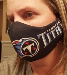 Face mask with filter pocket 100% cotton. Tennessee Titans &hellip;