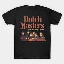 Dutch Masters Retro Logo Cigar Smoke Tobacconist Cohibas Blunts T Shirt Ebay