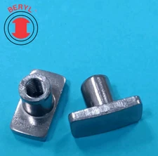 T-NUT Stainless Steel Rectangle Head #8-32 Blind Tap 0.58”x0.25”x0.28”  - 25pcs