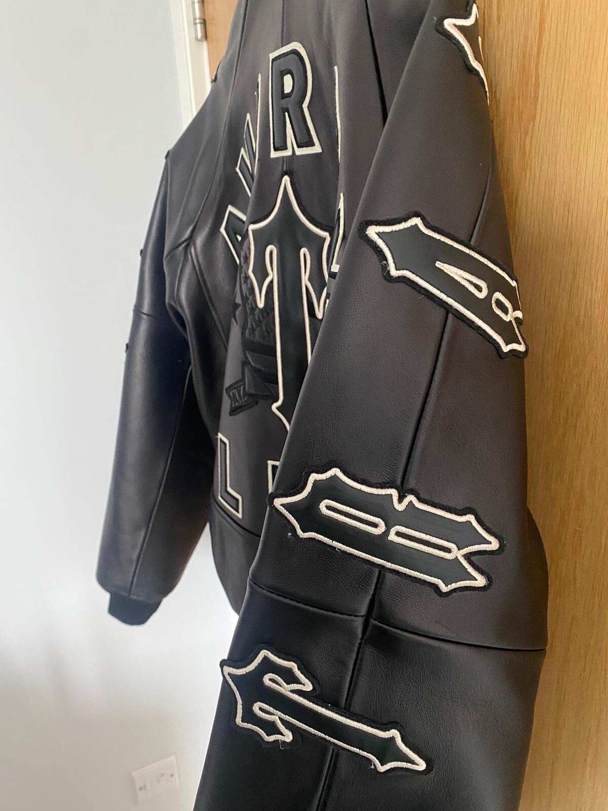 Trapstar x Avirex Leather Jacket. RARE***collectors item image 4