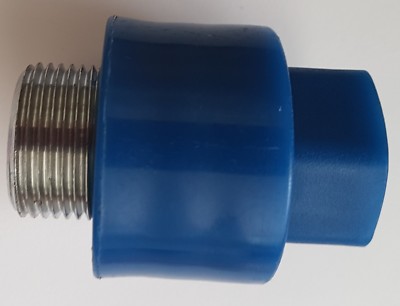 Tiemme/Comap Male Threaded PPR Straight Fitting (Blue Color) 