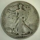 1923 S Walking Liberty Silver Half Dollar 50c US Type Coin Circulated FINE
