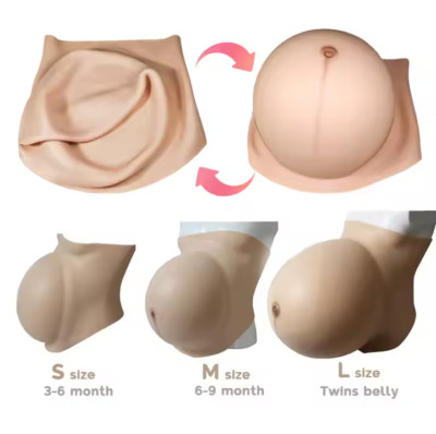 Inflatable Style Silicone Fake Pregnant Belly Pregnancy For Crossdresser