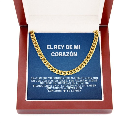 Regalo Navidad Para Esposo Joya Regalo De Cumpleaños Aniversario Padre Oro 14k - Picture 3 of 8