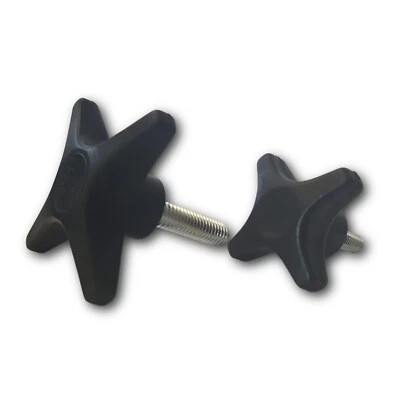 1 Kreuzgriff/Sterngriff/Handrad/Drehgriff M5 M6 M8 Griff 40mm Gewinde 15-40 mm - Bild 1 von 4