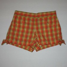 Gymboree Aloha Sunshine Girl's Plaid Shorts in size 5T NWT