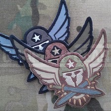 Mil-Spec Monkey Hook & Loop Morale Patch Modern Spartan Multicam UBACS MTP UK