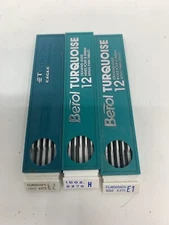 Berol Turquoise Berol & Eagle Drawing Leads Vintage Lot Of 3