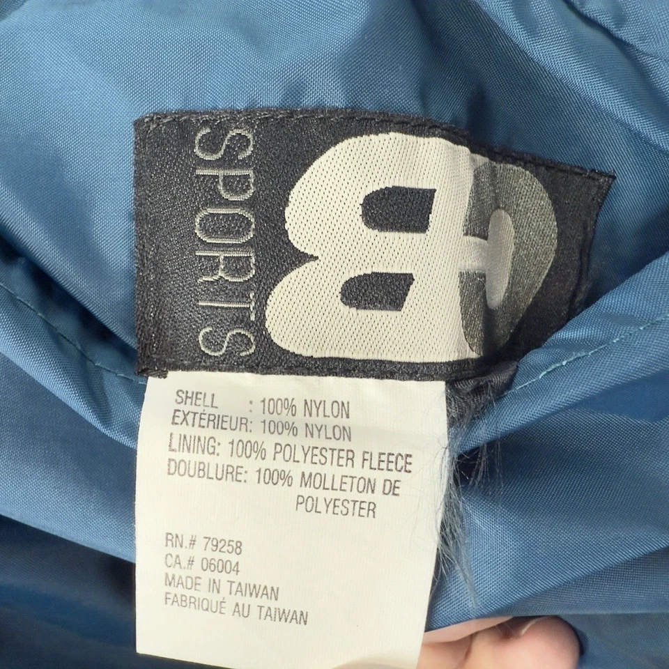 Suéter Chaqueta Pullover Vintage CB Sports Retro 1/4 Snap T Nylon Polar Pequeño Foto 4 de 4